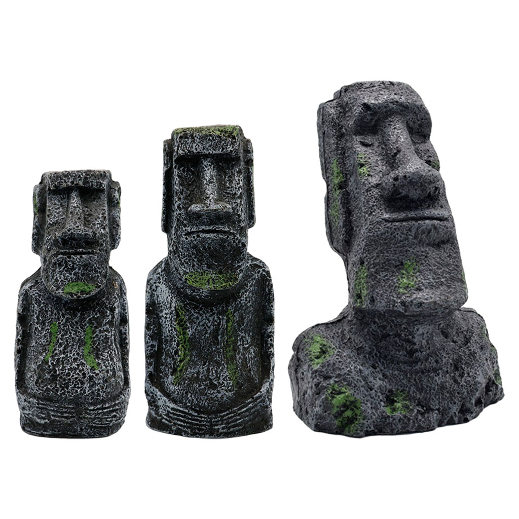 Aquarium Marine Tank - Aquarium Moai Statuen Ostern Insel Kopf