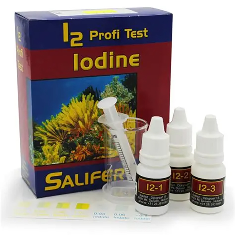 Marine Aquarium Test Kit - Salifert Iodin I2 Profi-Test - Hochpräzises