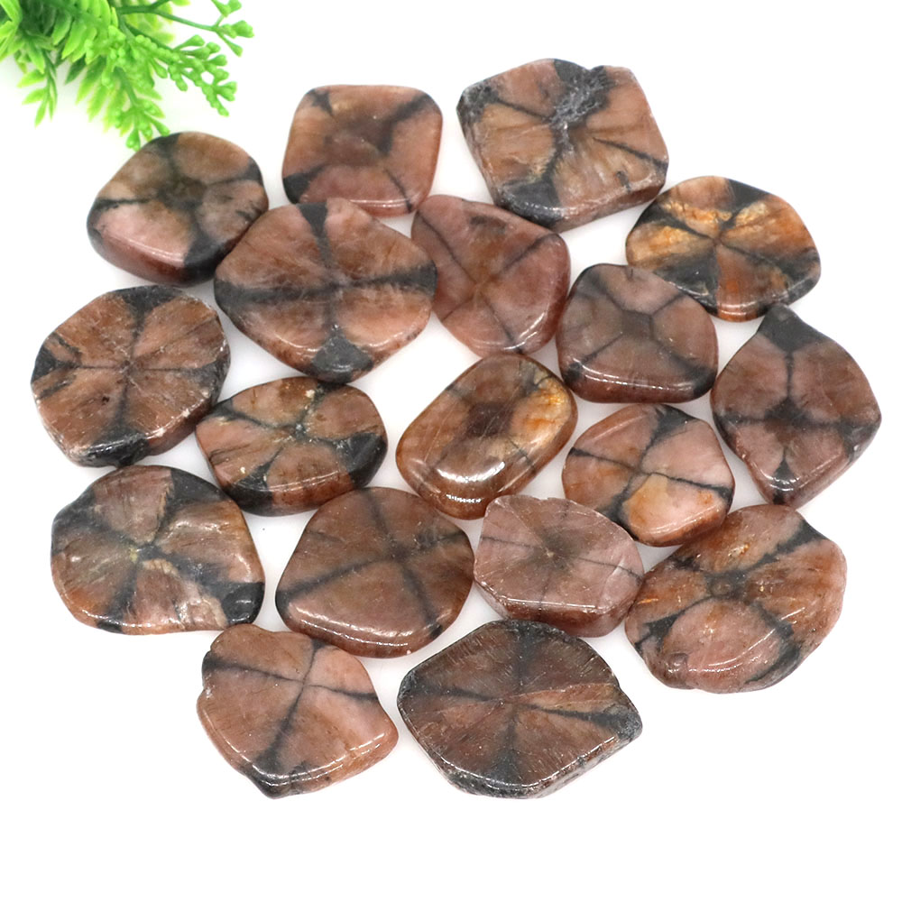 Aquarium Marine Stone - Natürliche Kreuz-Chiastolith-Quarzkristalle, Heilsteine, Trommelsteine, Mineralprobe, Reiki-Edelsteine,