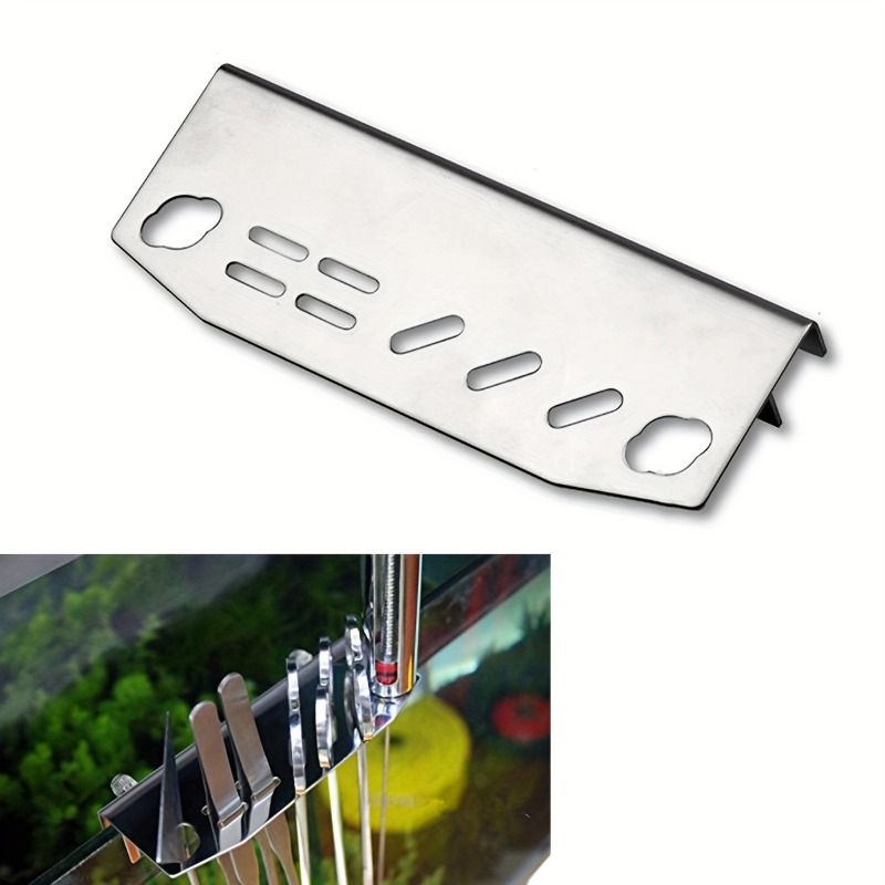 Marine Aquarium Equipment - Halter für Aquarium-Reinigungswerkzeuge aus Edelstahl, an