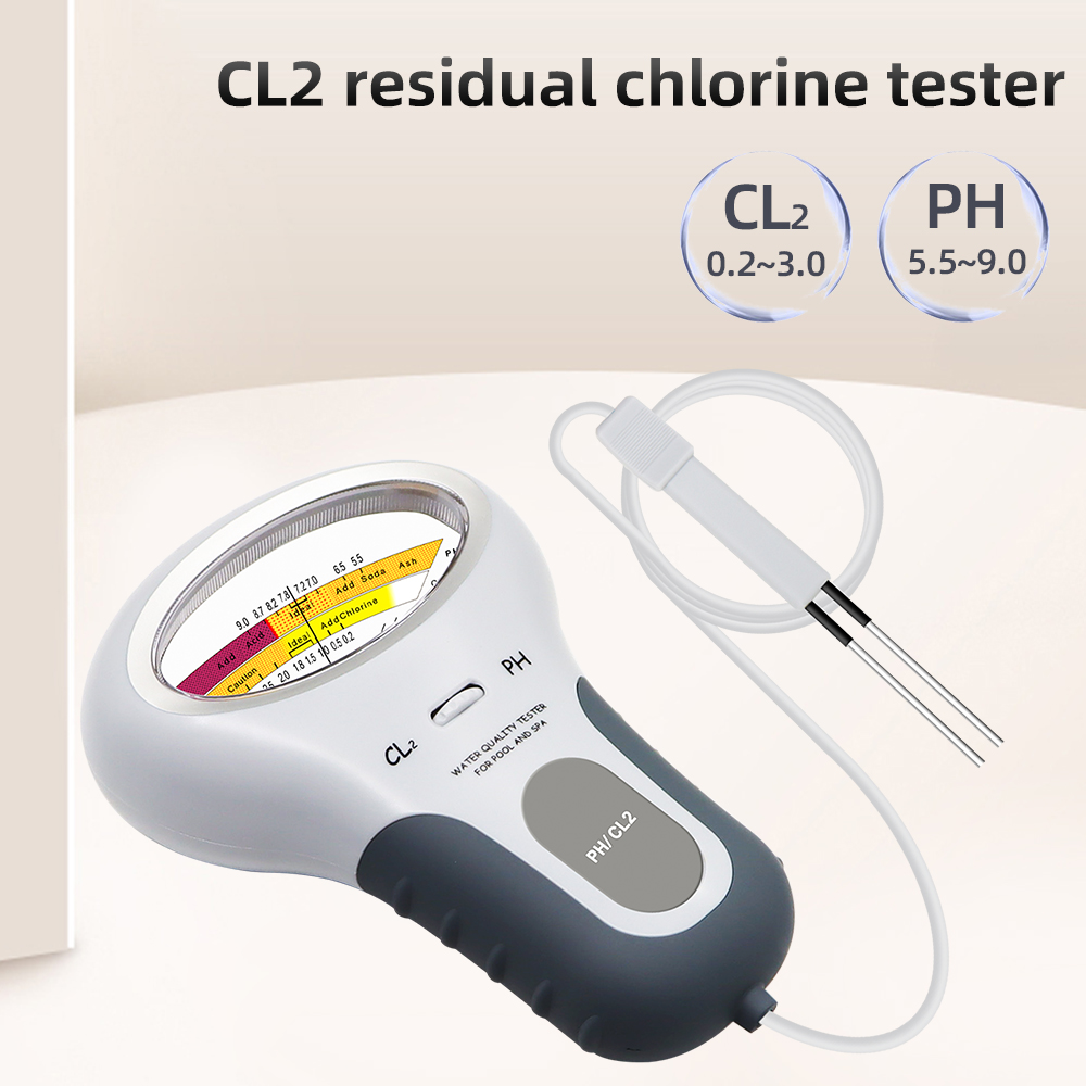 Marine Aquarium Test Kit - 2-in-1-Chlordetektor PH & CL2-Messgerät Schwimmbad Spa