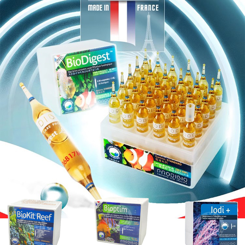 Marine Aquarium Test Kit - Aquarien Prodibio Bio digest Biovert Bioptim