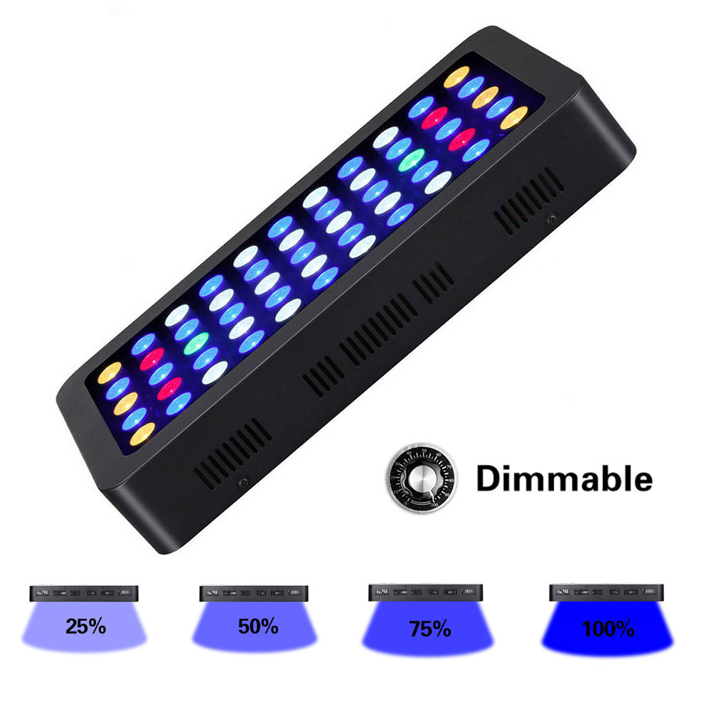 Marine Aquarium Led Lights - 165 W LED-Aquarien, dimmbare Korallenlichter für