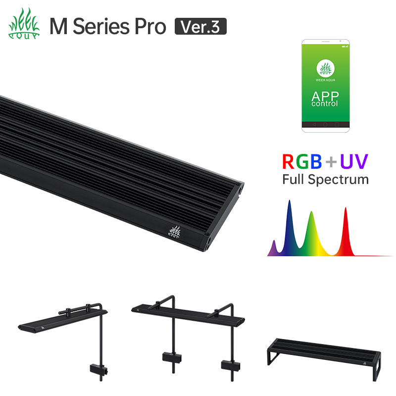 Marine Aquarium Led Lights - Week Aqua M Serie RGB UV