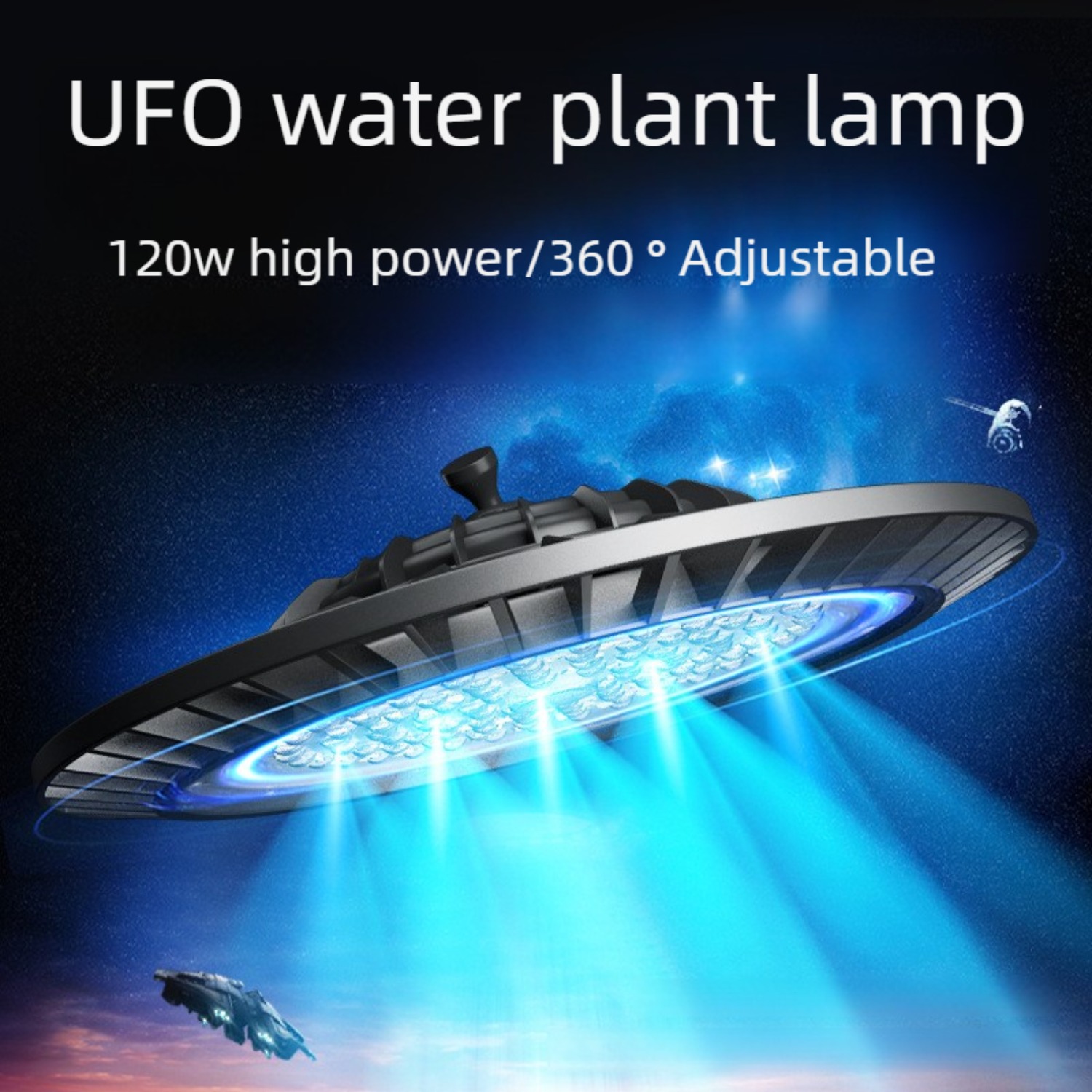 Marine Aquarium Led Lights - 120W LED-Aquariumbeleuchtung mit App-Steuerung, 9 Lichtmodi,