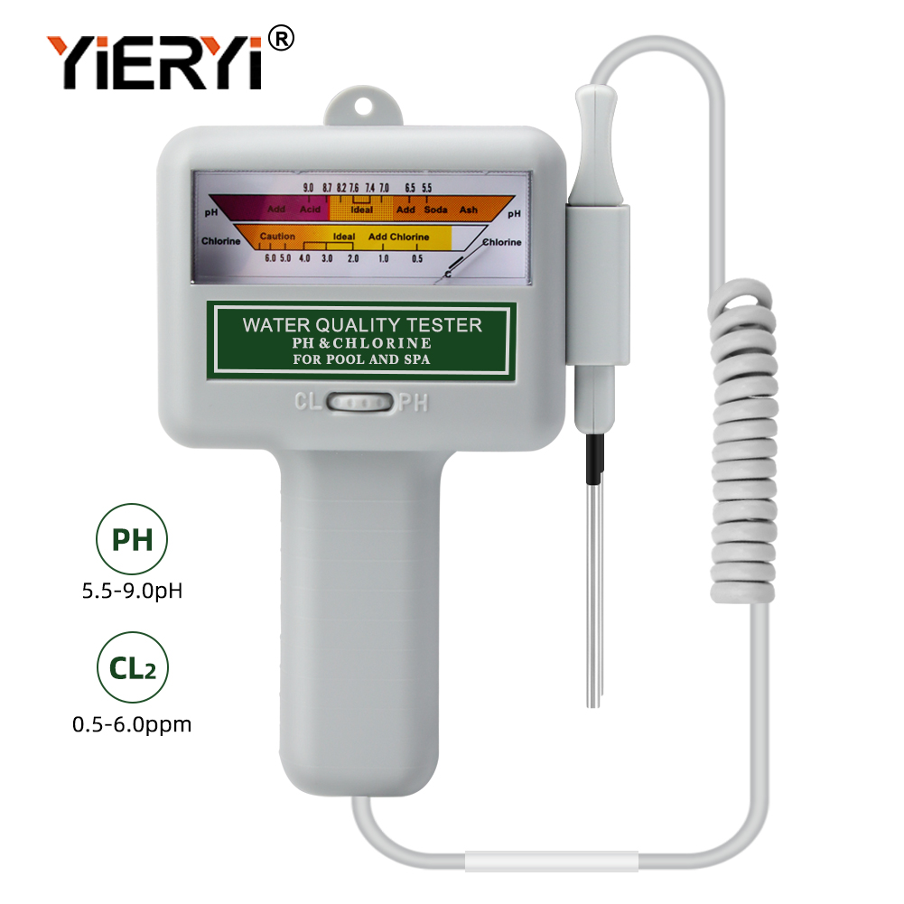 Marine Aquarium Test Kit - Yieryi 2-in-1 PH- und CL2-Messgerät für