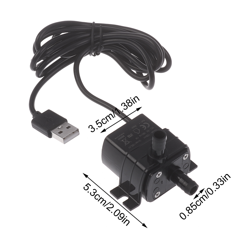 Marine Aquarium Equipment - Ultra-leise bürstenlose DC-USB-Wasserpumpe, 5 V, 1