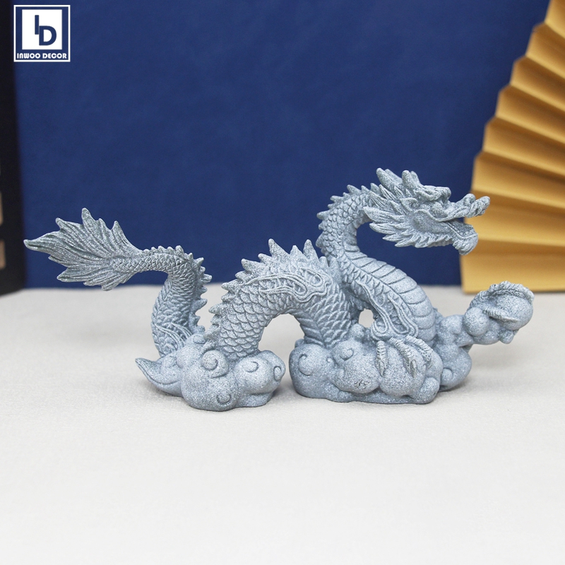 Aquarium Marine Stone - Kunststein Elefant Löwe Drachen Figuren Glück