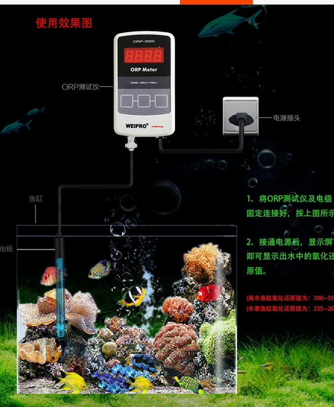 AQUARIUM ORP Meter WEIPRO ORP  – Aquarium Marine Color Bewertung und Preis