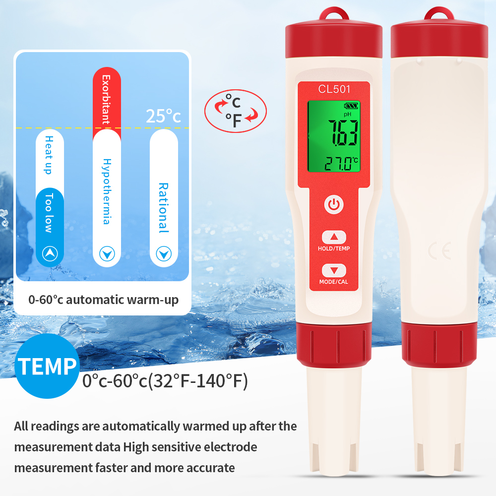 PH/CL2/H2/ORP/Temperaturmessge – Marine Aquarium Test Kit Bewertung und Preis