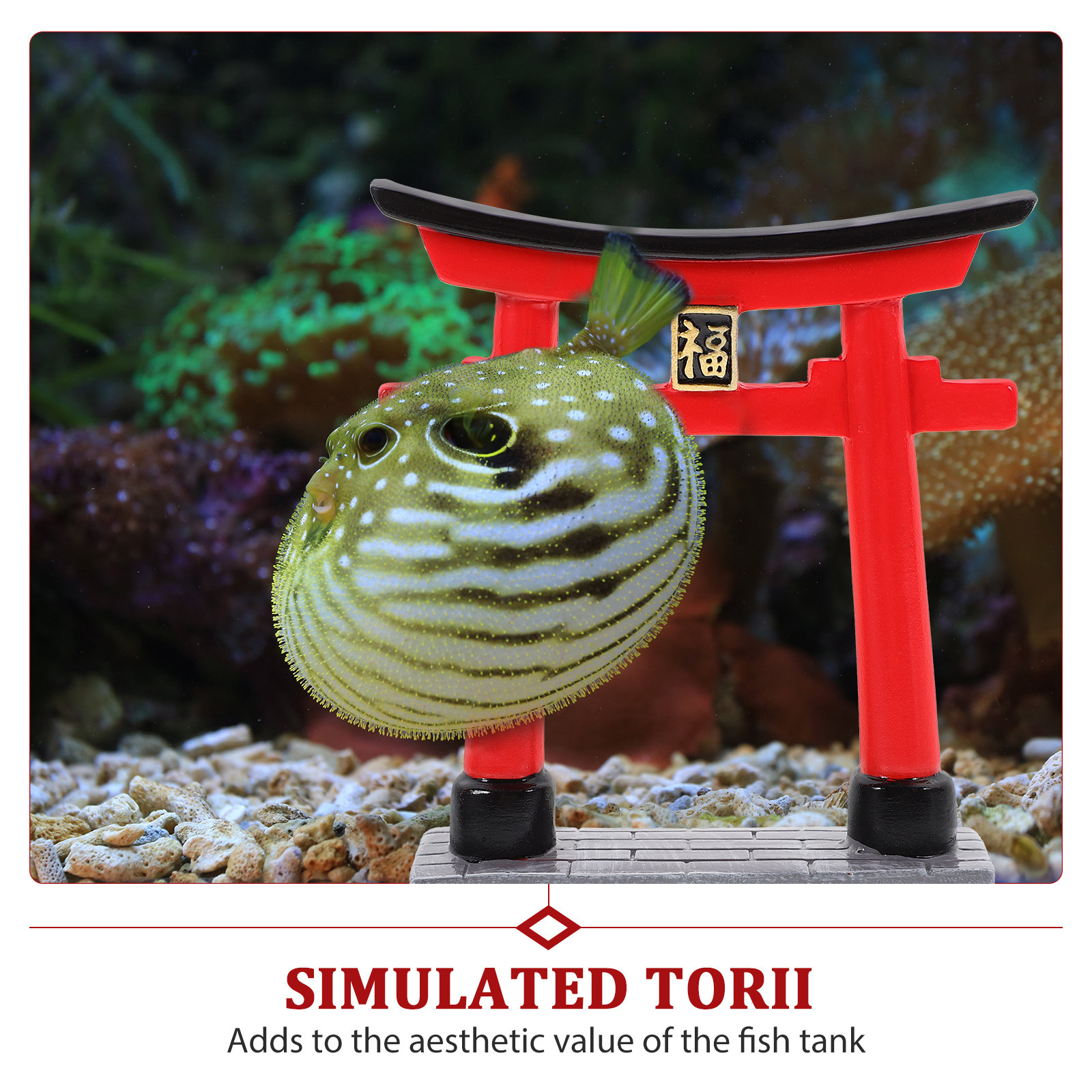 Aquarium Torii Skulptur Dekor  – Aquarium & Marine Museum Universiti Malaysia Sabah Kota Kinabalu Sabah Photos Bewertung und Preis
