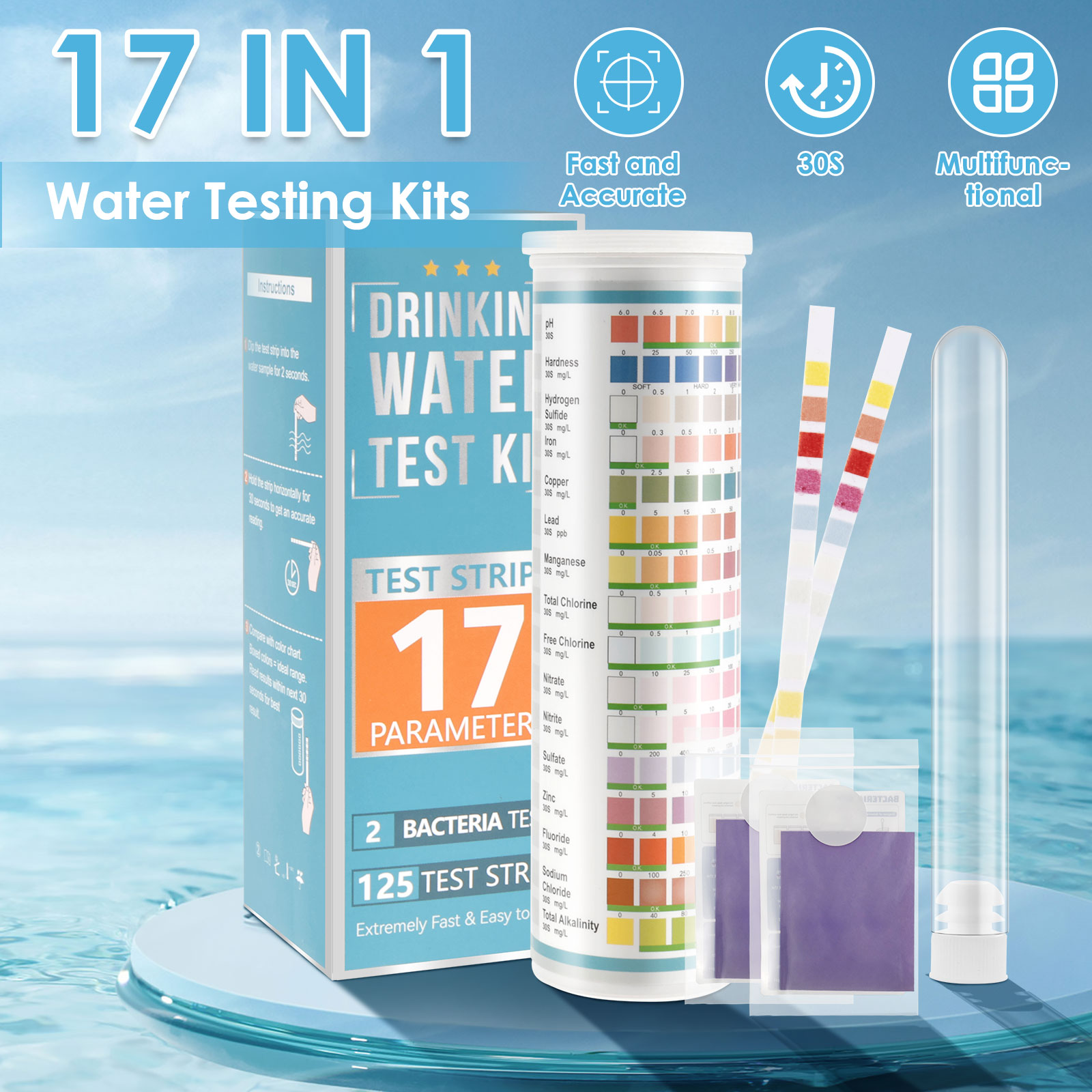 5-17 in 1 Aquarium-Teststreife – Marine Aquarium Test Kit Bewertung und Preis