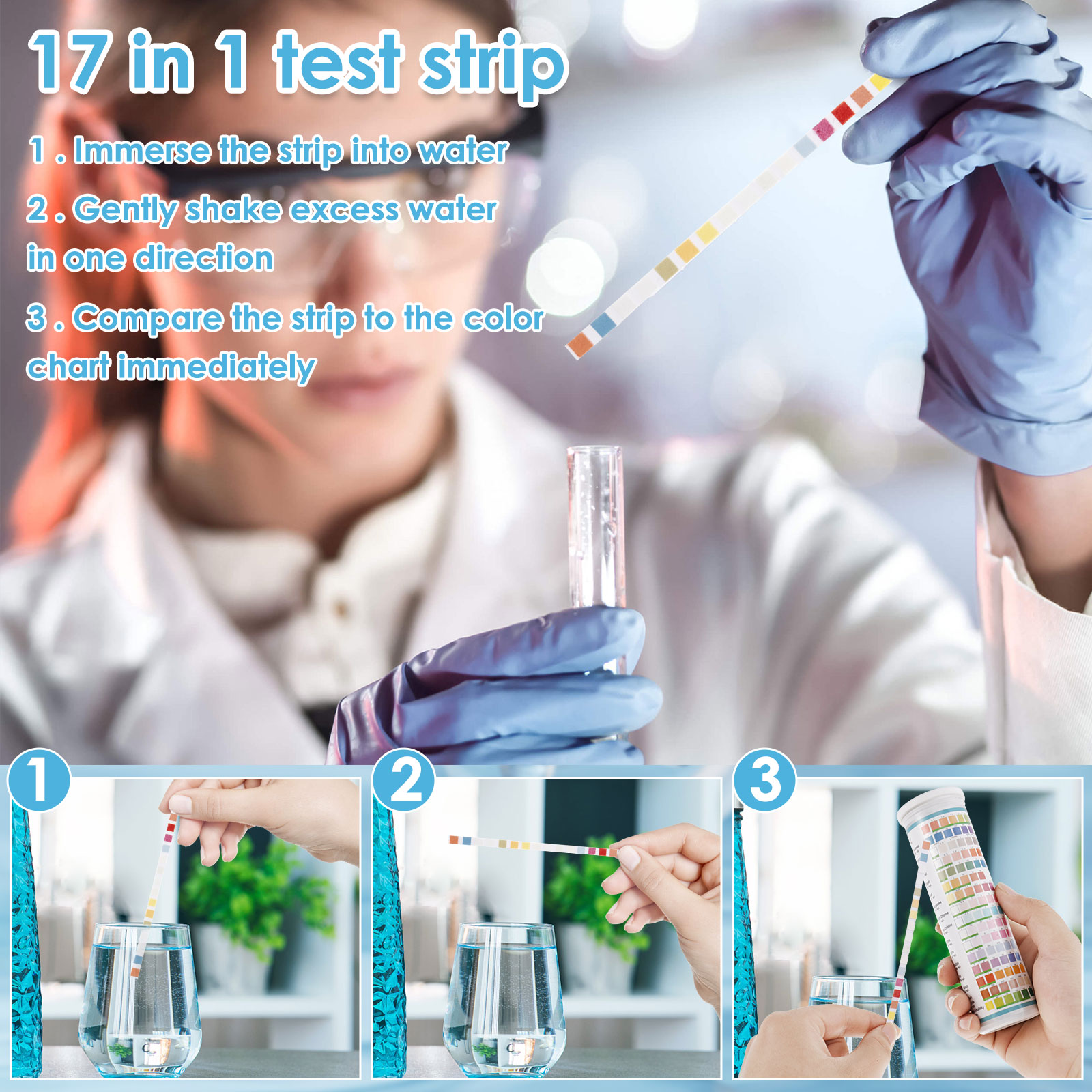 5-17 in 1 Aquarium-Teststreife – Marine Aquarium Test Kit Bewertung und Preis