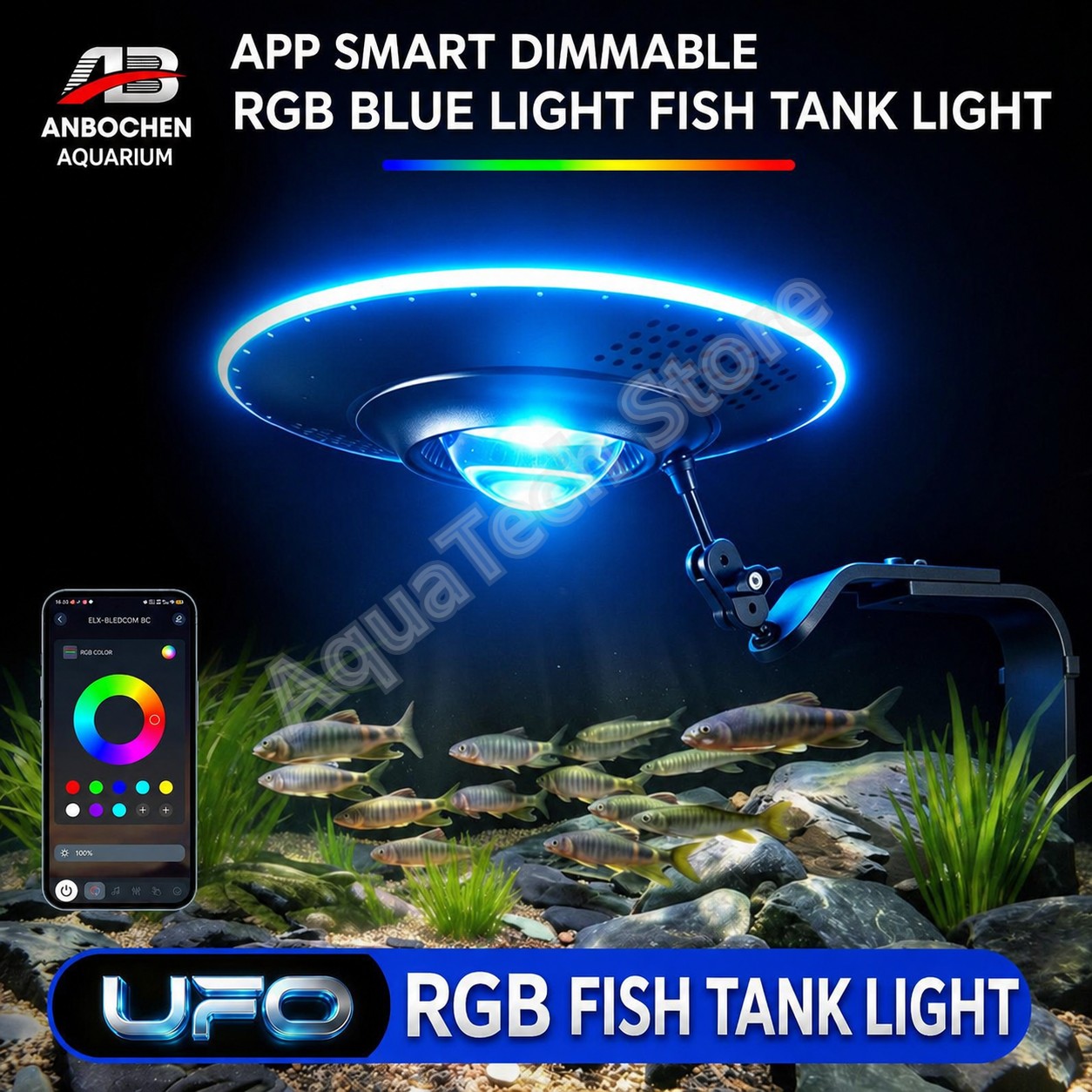 ANBOCHEN UFO RGB LED Aquariumb – Marine Aquarium Led Lights Bewertung und Preis