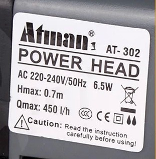 Atman AT-302 Kleine Tauchpumpe – Aquarium Marine Color Bewertung und Preis