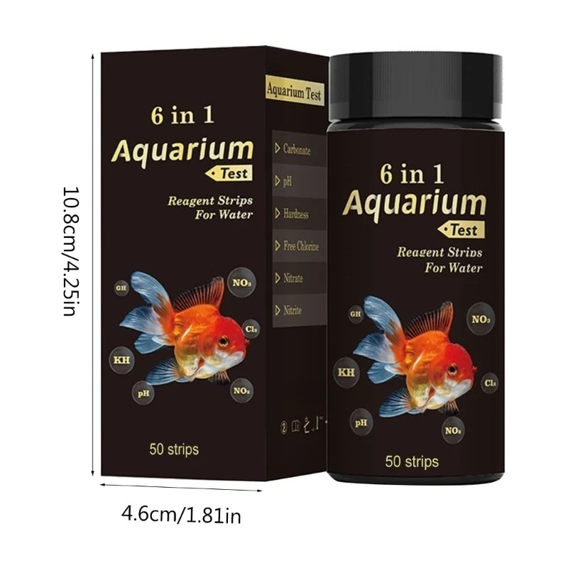 50/100 Stück 6-in-1 Aquarium-T – Marine Aquarium Test Kit Bewertung und Preis