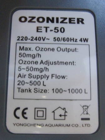Weipro ET50 ET100 ET200 Ozon-O – Marine Aquarium Ozone Bewertung und Preis